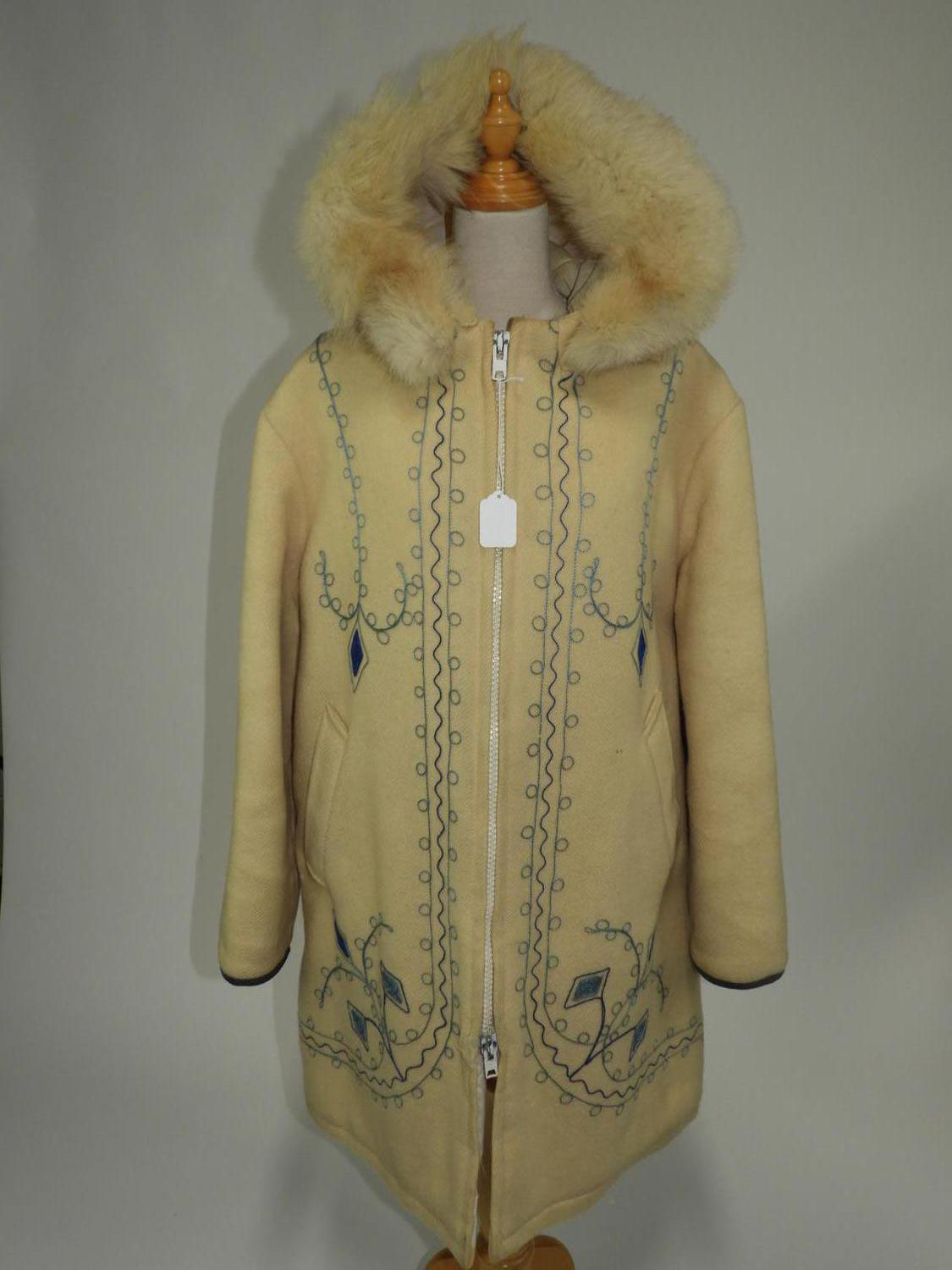 Murrays Auctioneers - Lot 129: Hudson's Bay wool embroidered coat with ...
