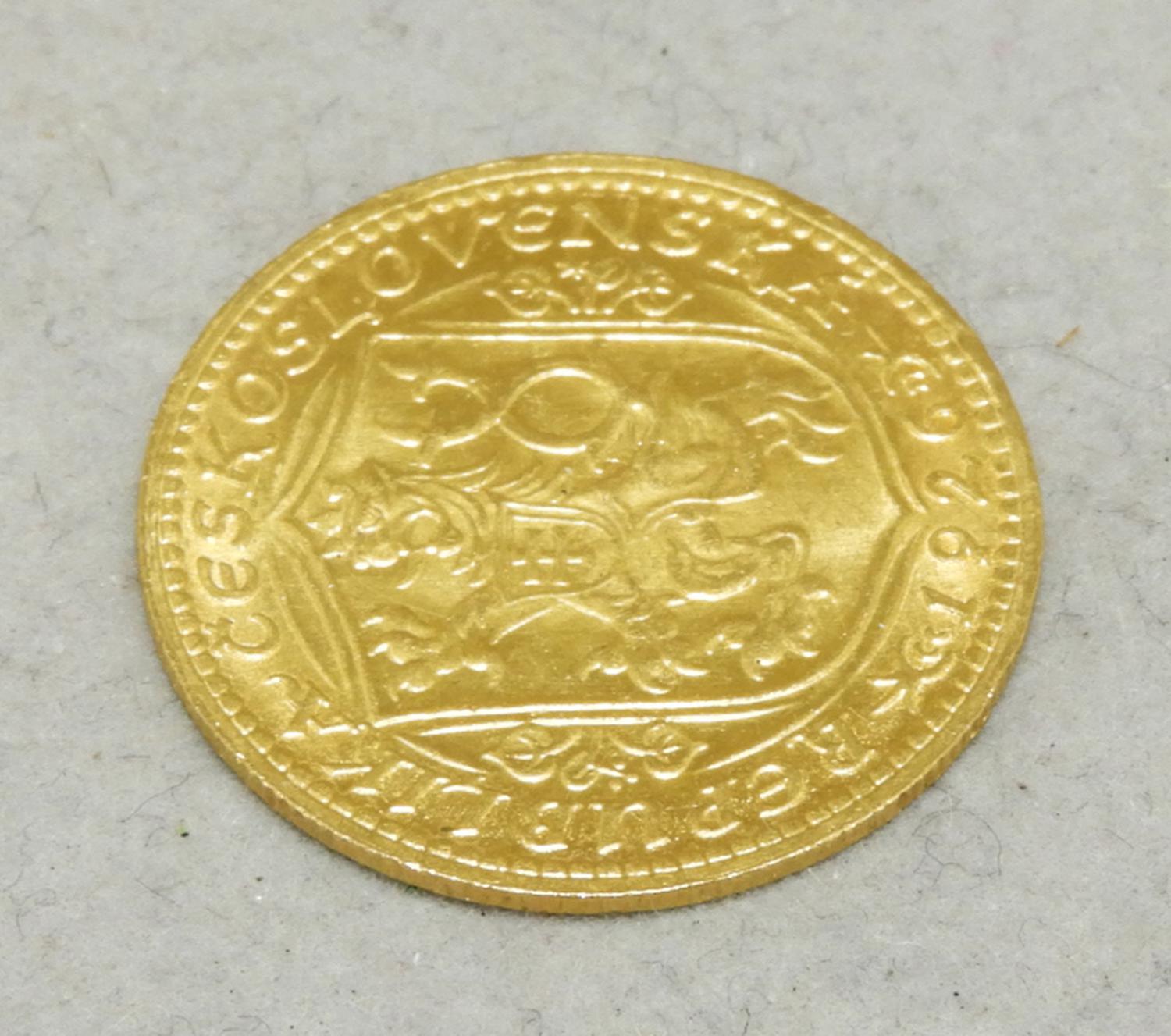 Murrays Auctioneers - Lot 30: 1926 Republika Ceskoslovenska gold coin