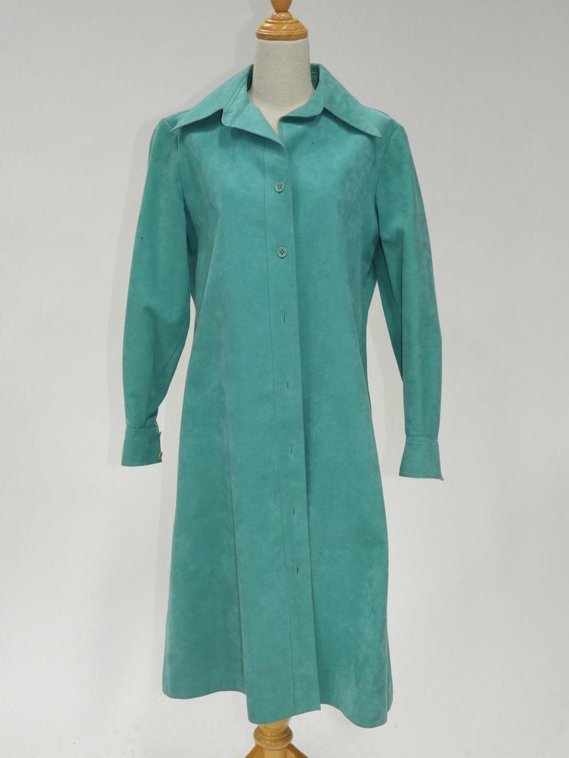 Halston ultrasuede shirt dress sales