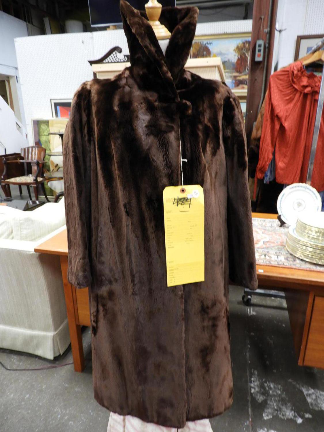 Seal fur coat clearance